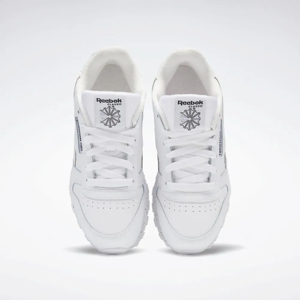 Reebok Footwear Kids Classic Leather Shoes - Grade School FTWR WHT/FTWR WHT/FTWR WHT