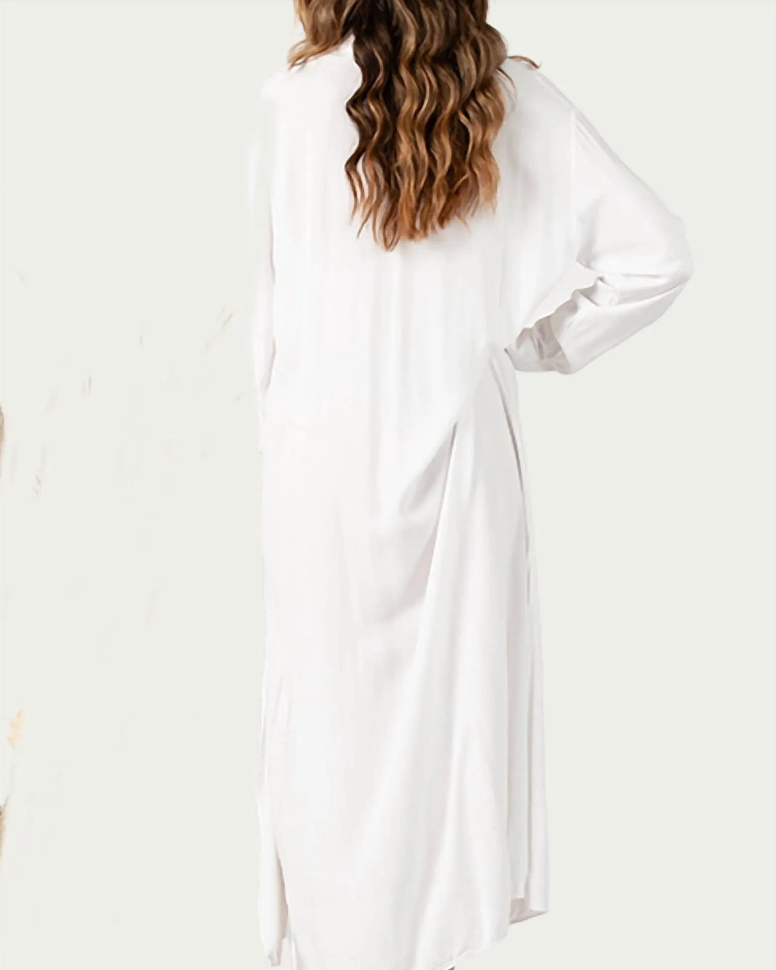 Renee Twist Front Jersey Maxi Dress in White | White