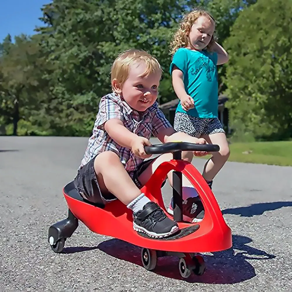 Ride-on Swing Car (Red) Peddle-free, Fun & Fast for Children