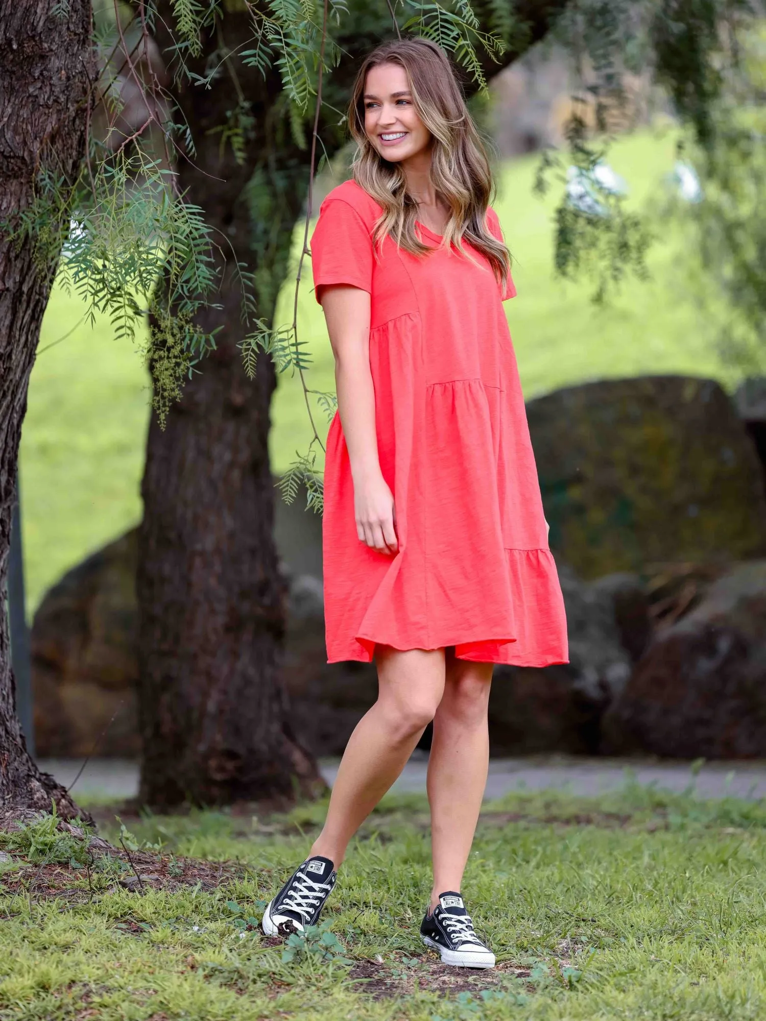 Ruby Tiered Dress