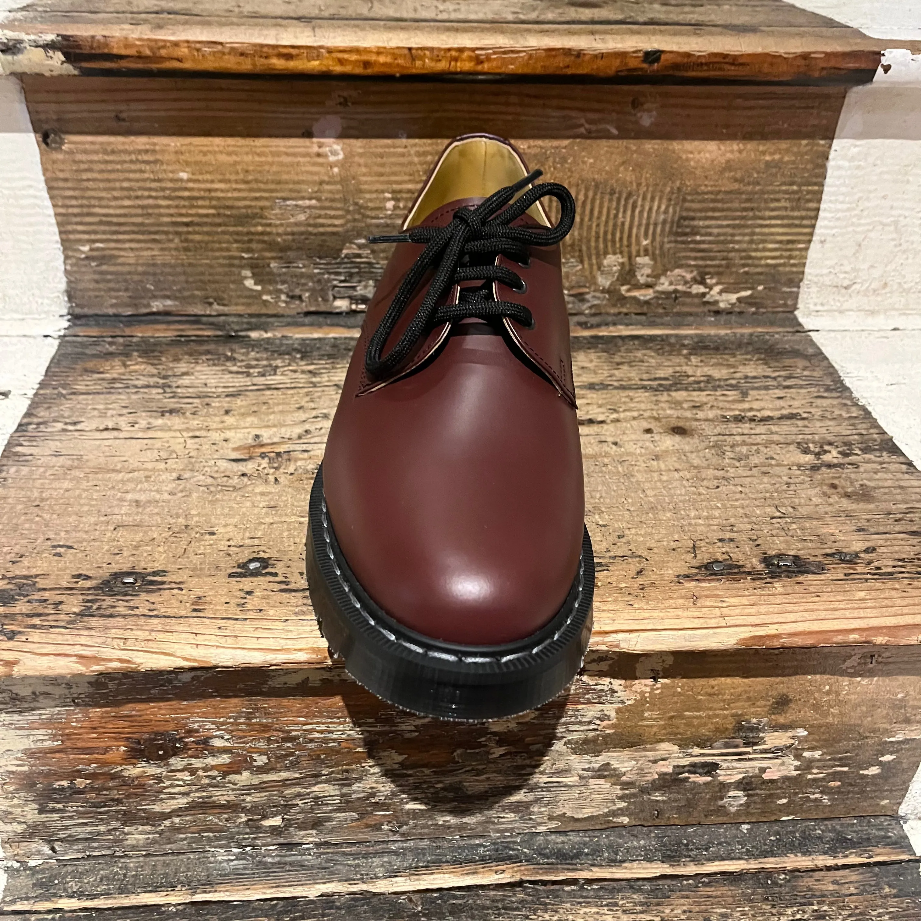 Solovair - 3 Eye Gibson Shoe - Ox Blood