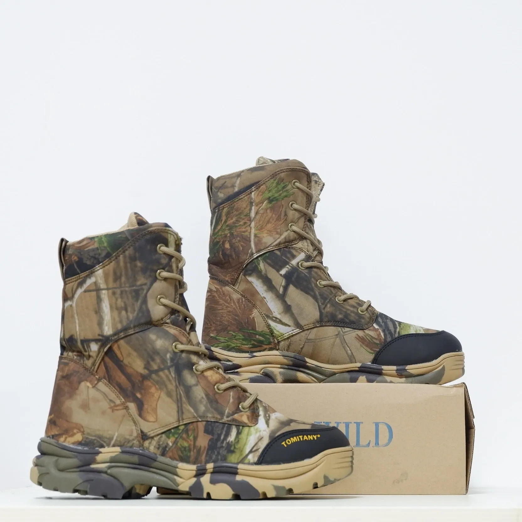 Tactical Combat Green Sand Boots