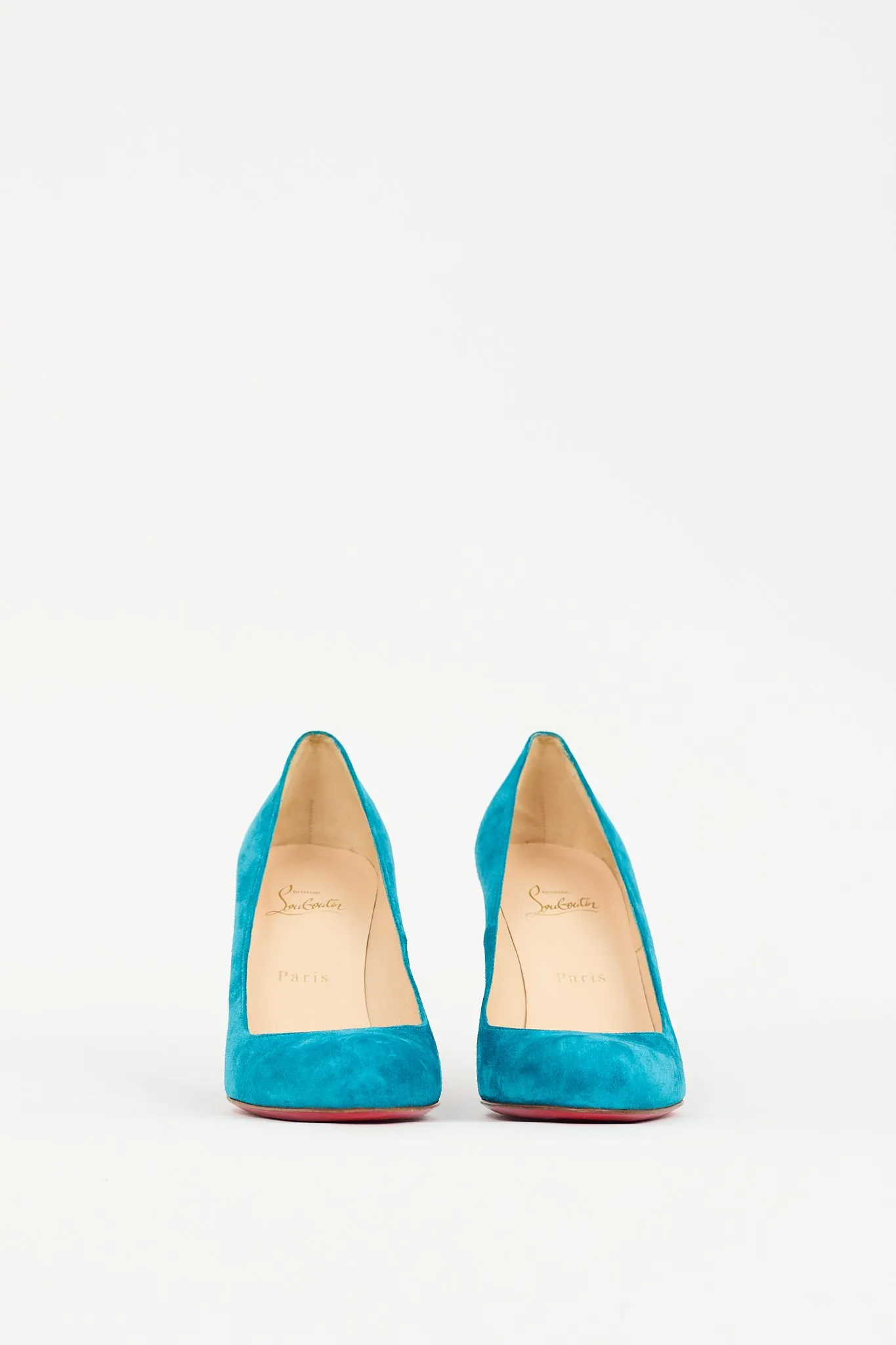 Teal Suede Simple 85 Pump