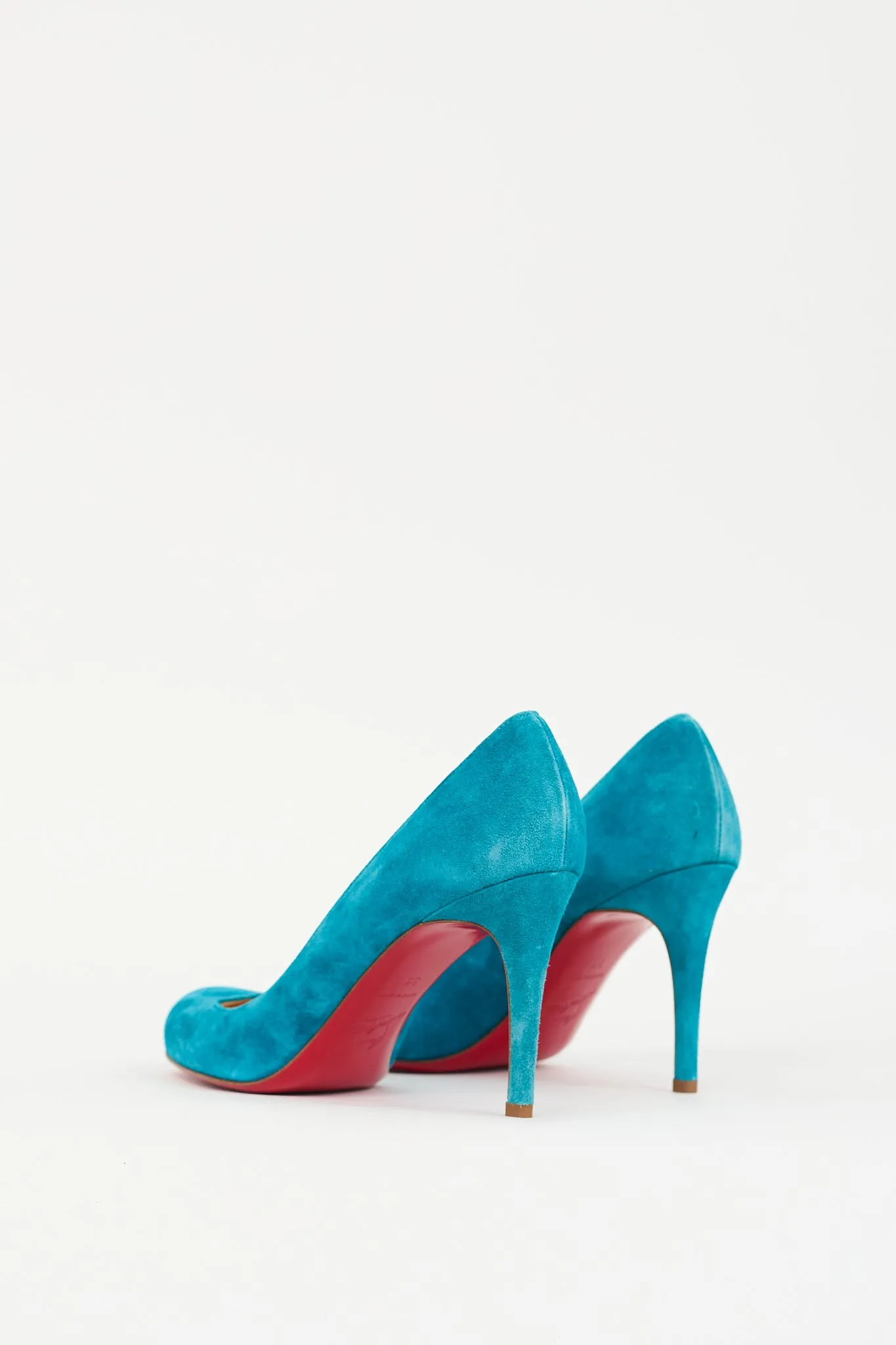 Teal Suede Simple 85 Pump