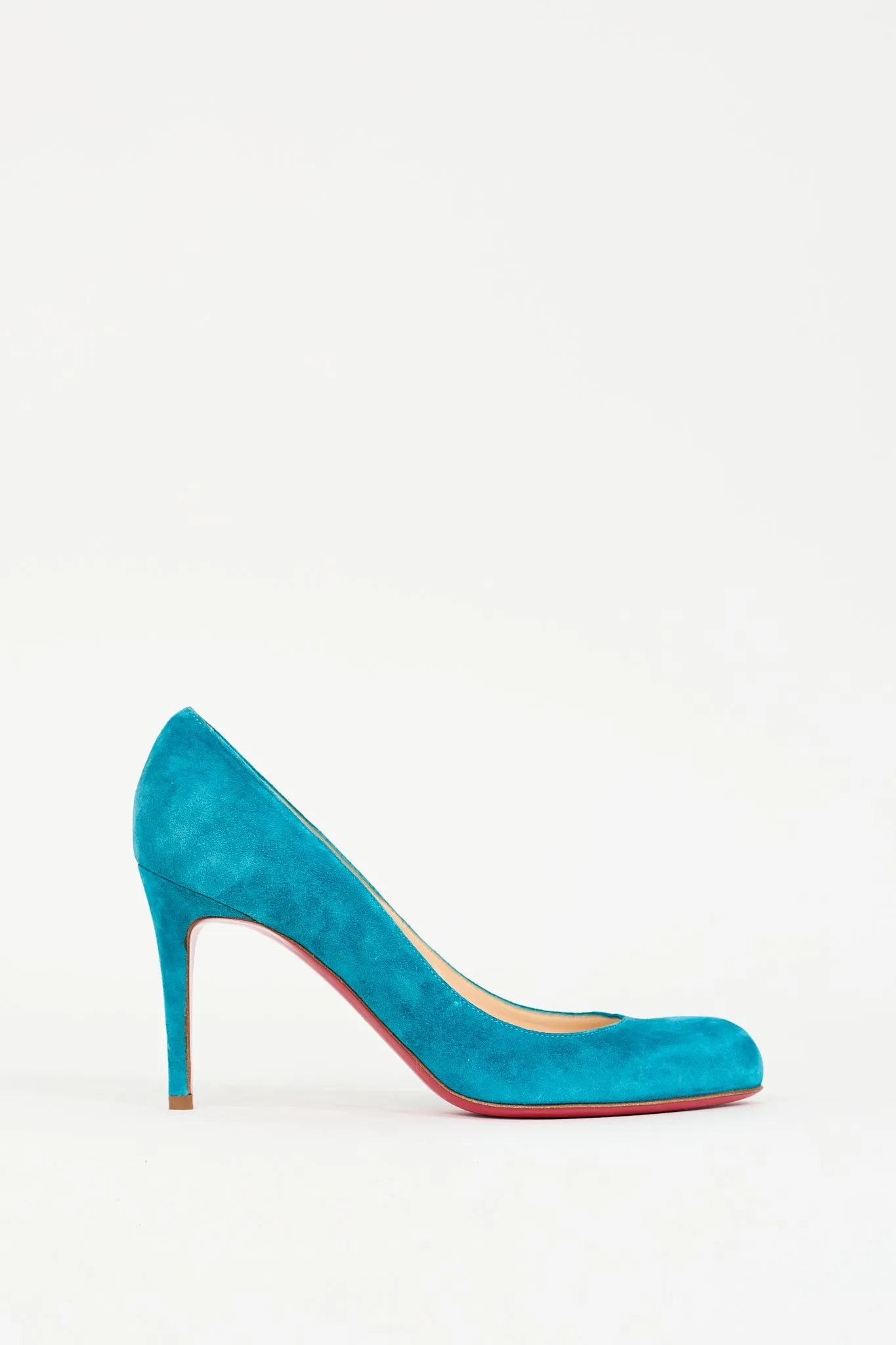 Teal Suede Simple 85 Pump