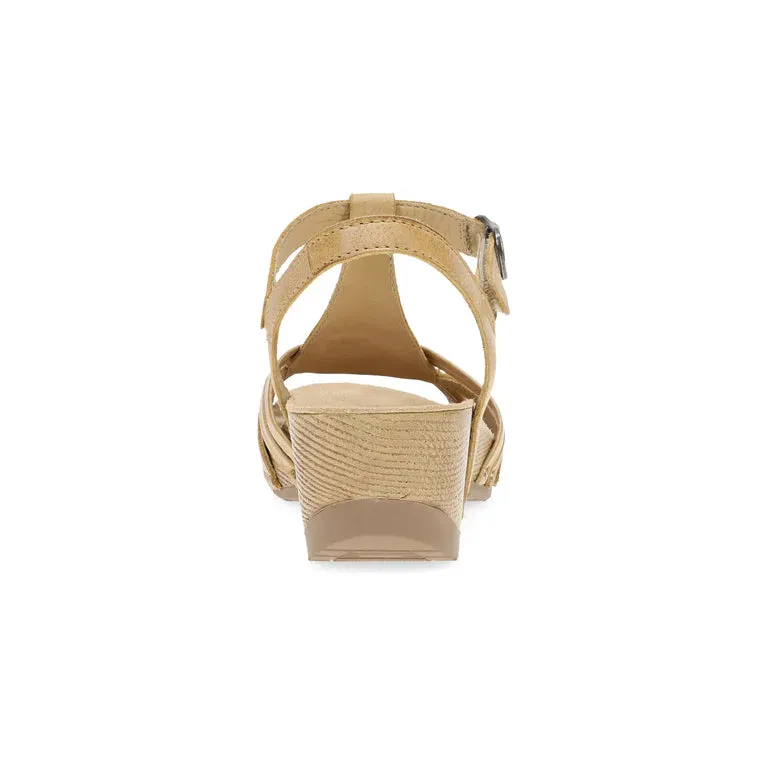 Tia Subtle Toe Weave in Tan