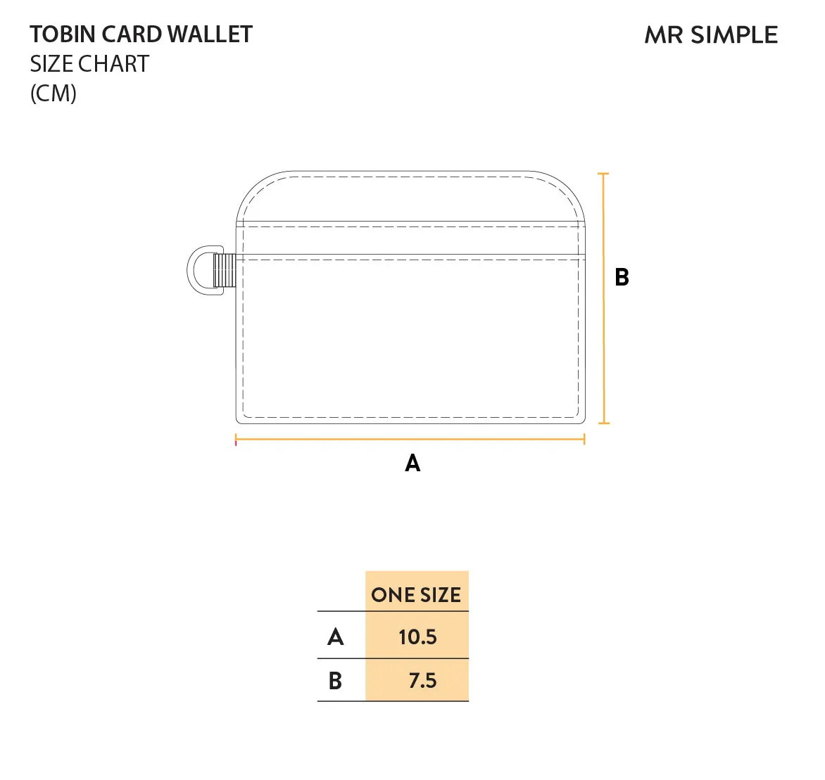 Tobin Card Wallet - Black