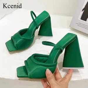 Triangle High Heel Summer Sandals Sexy Satin Soft Padded Party Shoes Comfort Runway Back Strap Dress Sandals