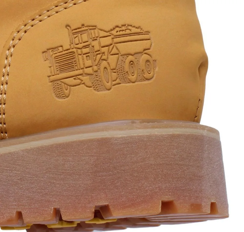 West Louis Durable Rubber Leather Ankle Boots