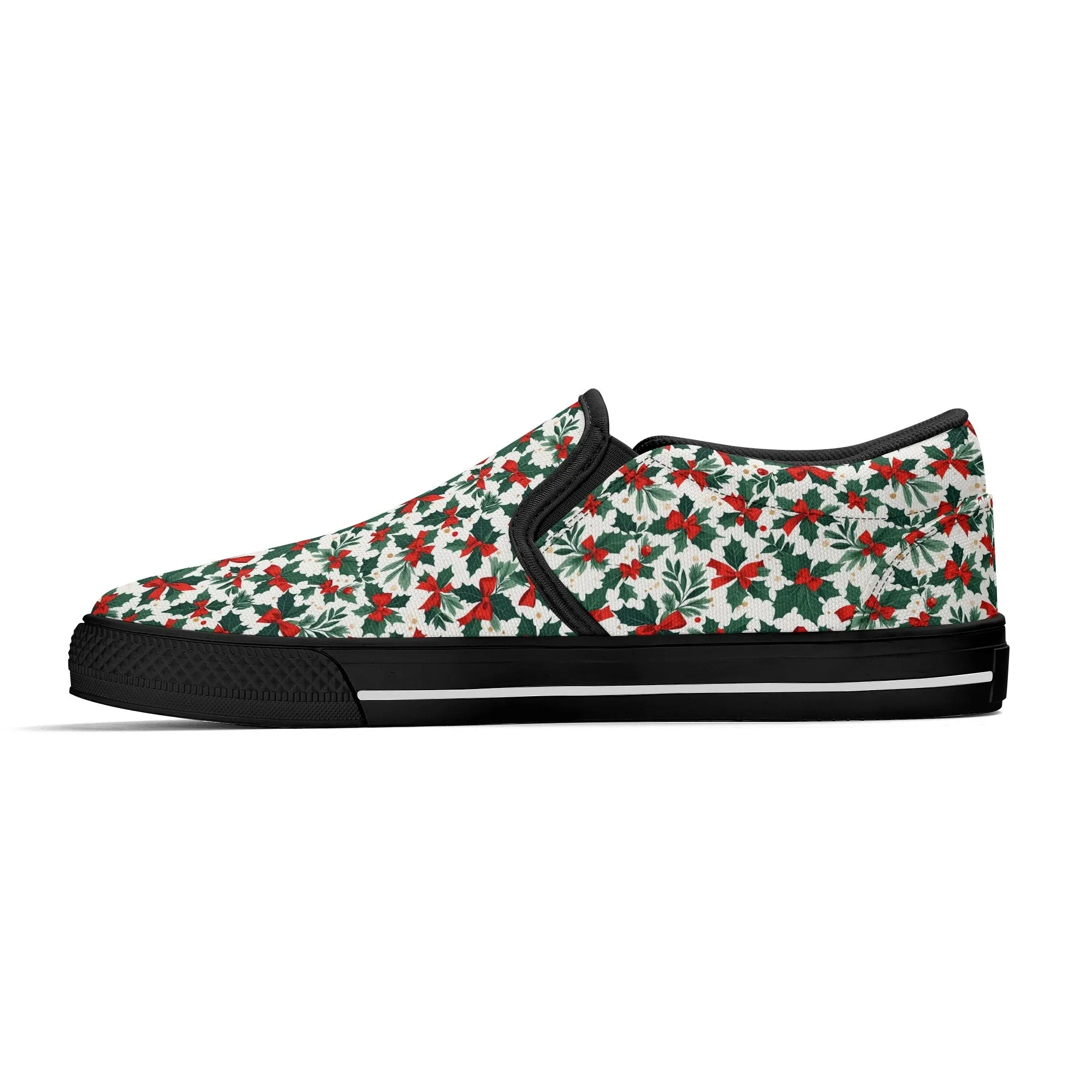 Womens Holly Bow Rubber Slip On Shoes