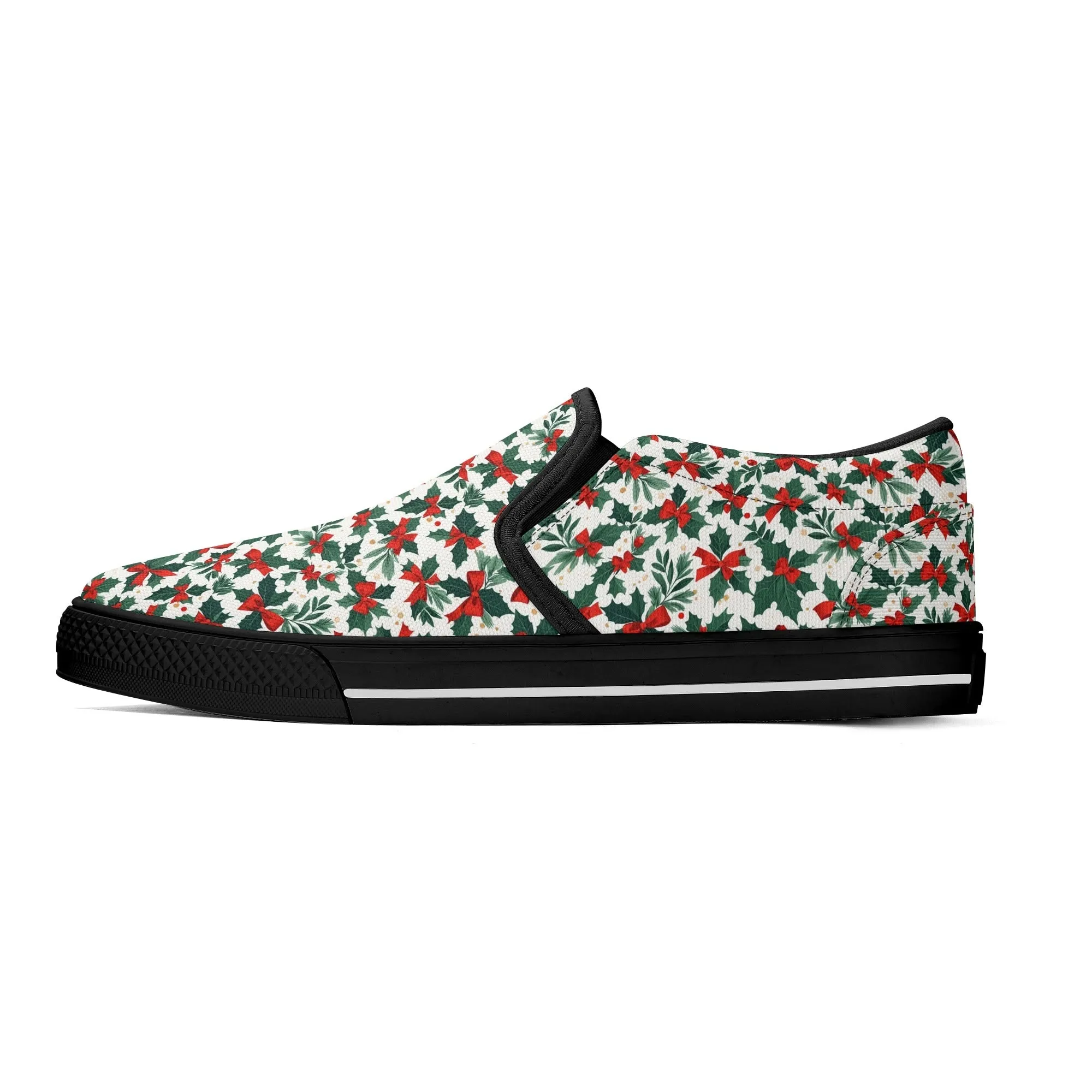 Womens Holly Bow Rubber Slip On Shoes