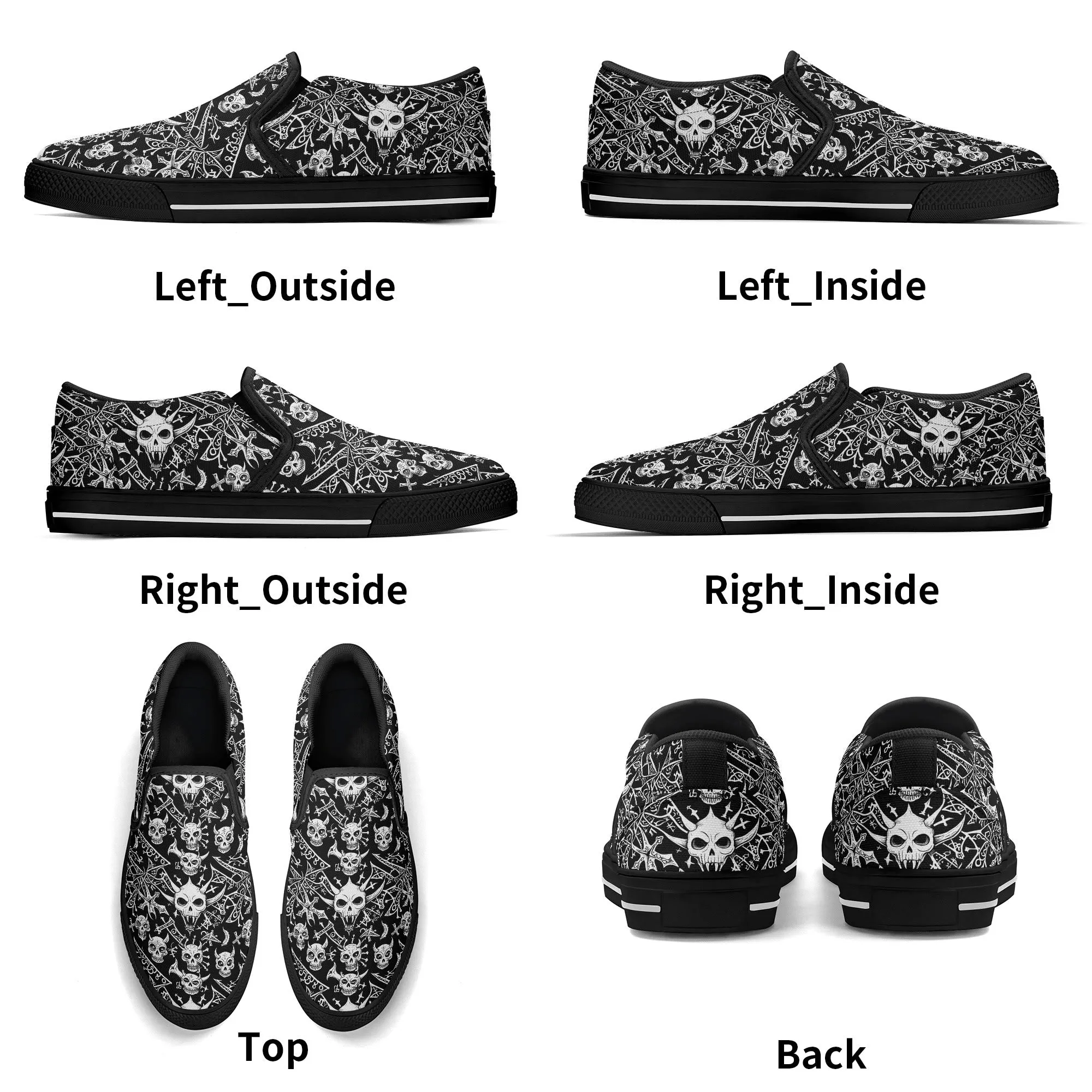 Womens Little Devils Rubber Slip On Shoes