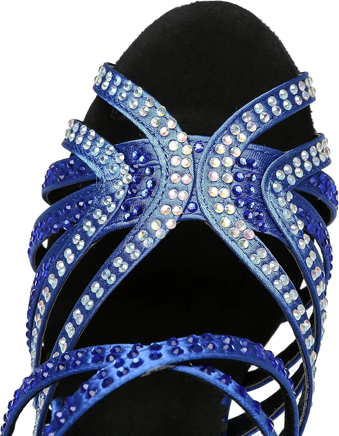 Women's Rhinestone Ballroom Dance Shoes Performance Wedding Party Shoes For 1920s