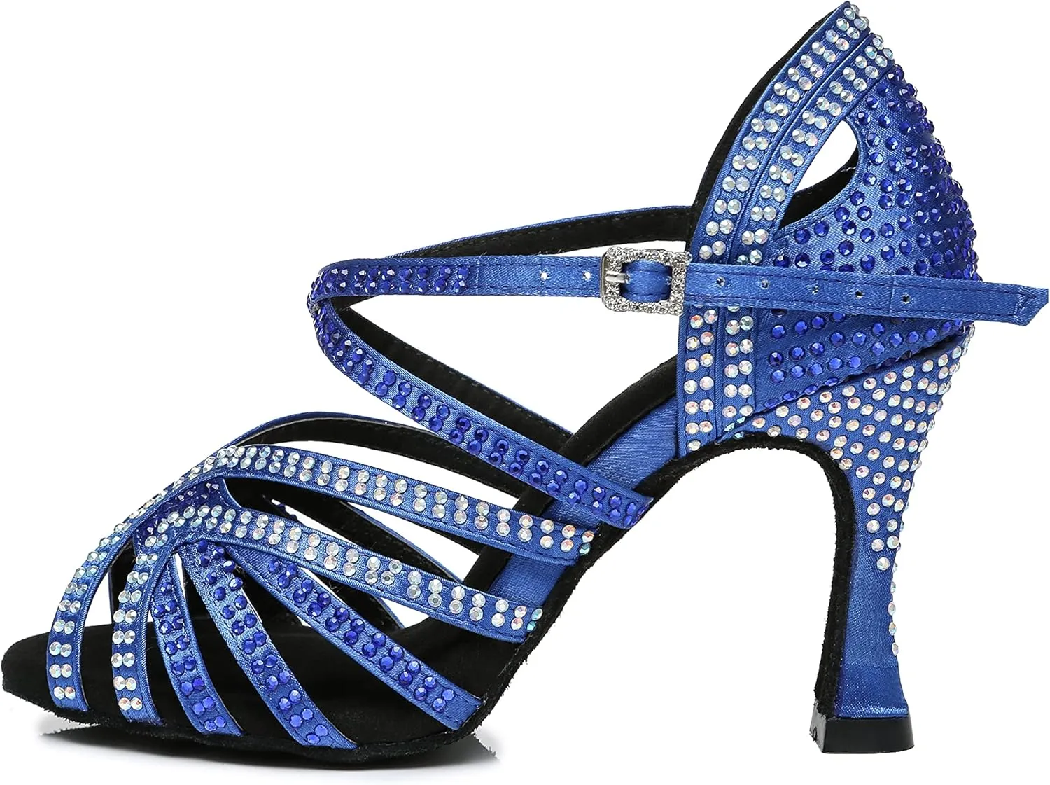 Women's Rhinestone Ballroom Dance Shoes Performance Wedding Party Shoes For 1920s